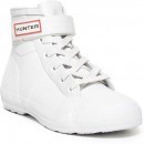 Hunter Original Waterproof High Top Sneaker WHITE pentru femei