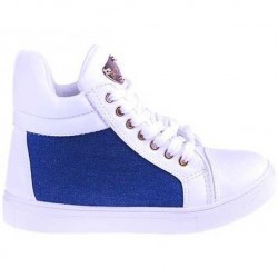 Sneakers Bravo white blue pentru dama