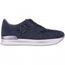 Hogan Sneakers H222 Glitter Blue pentru dama