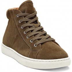 Ralph Lauren Dree Suede High-Top Sneaker Loden pentru dama