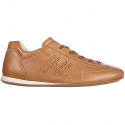 Hogan Sneakers Olympia Lace Up Vintage Brown pentru femei