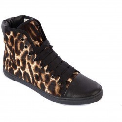 Lanvin High Top Sneakers Brown pentru femei