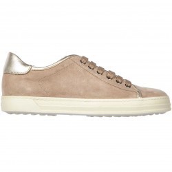 TOD'S Women's Shoes Suede Trainers Sneakers New Cassetta Rubber Beige