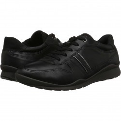 ECCO Mobile III Premium Sneaker Black/Dark Shadow Metallic/Black pentru femei