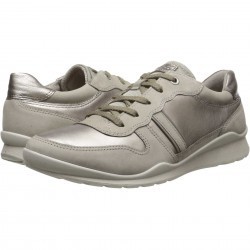ECCO Mobile III Premium Sneaker Moon Rock/Moon Rock/Warm Grey/Warm Grey Metallic pentru femei
