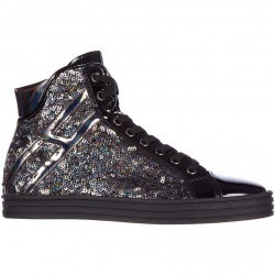 Hogan Rebel High Top Sneakers Rebel R182 Black pentru femei