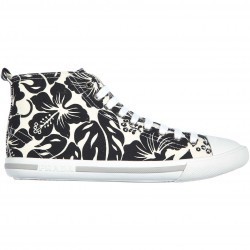 Prada High Top Sneakers Fabric Denim White pentru dama