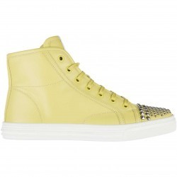 Gucci High Top Sneakers Mimosa Flower Yellow pentru dama